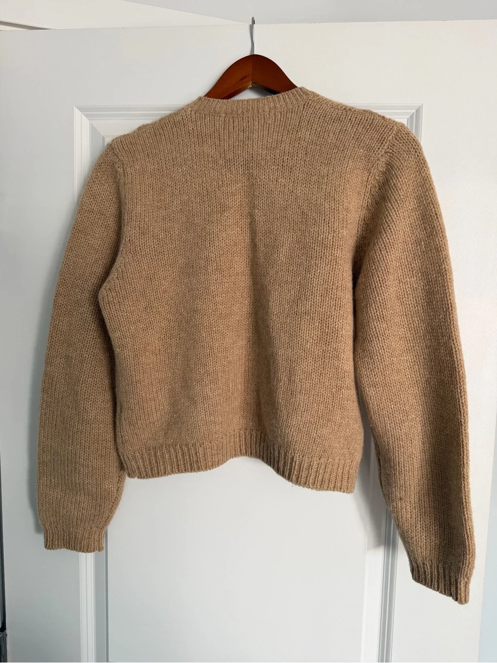 Vintage L.L. Bean Cardigan Sweater Shetland 100% Wool